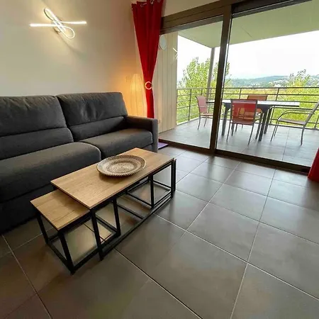 Superbe Appartement, Piscine, Vue Mer Et Montagnes דירה