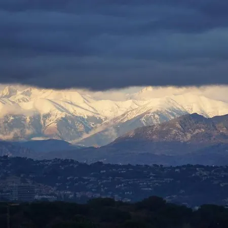 Superbe Appartement, Piscine, Vue Mer Et Montagnes Antibes