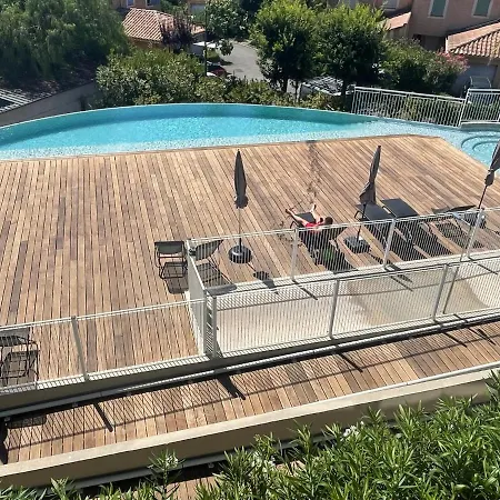 Superbe Appartement, Piscine, Vue Mer Et Montagnes Апартаменты