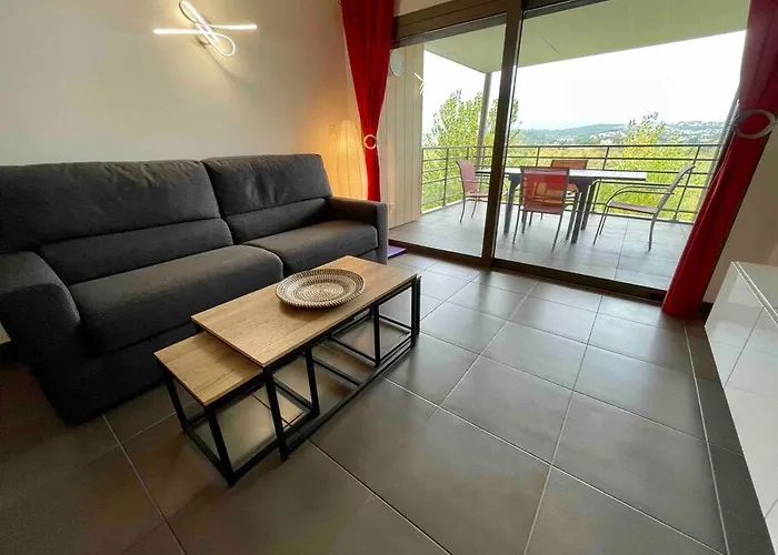 Superbe Appartement, Piscine, Vue Mer Et Montagnes Daire